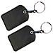 Etichetta Per Badge Di Accesso In Pelle, Portachiavi Black - Foto miniatura 1