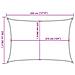Vela Parasole 160 G /m Rettangolare Sabbia 2,5x3,5 M In Hdpe - Foto miniatura 6