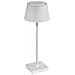 Mrgbi-043830 Margò White Lampada Tavolo Diffusore Plissettato Led 4w 200lm 3000k Dimmer Ricaricabile - Foto miniatura 1