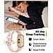 Smartwatch Con Cardiofrequenzimetro, Misuratore Di Pressione Sanguigna, Monitor Del Sonno, Contapassi Pinkgold - Foto miniatura 5