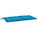 Cuscino Per Panca Azzurro 100x50x7 Cm In Tessuto Oxford - Foto miniatura 2