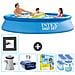 Piscina Fuori Terra - In Giro - 305x305x61 Cm - Blu - Include Accessori Coordinati Cb24 - Foto miniatura 1