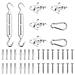 Set Accessori Per Vela Parasole 8 Pz In Acciaio Inossidabile - Foto miniatura 2