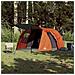 Tenda da Campeggio a Tunnel per 4 Persone Grigio e Arancione - Foto miniatura 2
