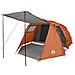 Tenda da Campeggio a Tunnel per 4 Persone Grigio e Arancione - Foto miniatura 3