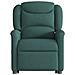 Poltrona Alzapersona Massaggiante Elettrica Verde Scuro Tessuto - Foto miniatura 5