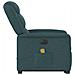 Poltrona Alzapersona Massaggiante Elettrica Verde Scuro Tessuto - Foto miniatura 6