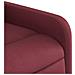 Poltrona Reclinabile in Tessuto Rosso Vino - Foto miniatura 8