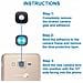 Vetro Fotocamera Posteriore Compatibile Con Samsung Galaxy Xcover 4s 2017 Sm-g390 - Foto miniatura 4