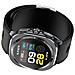 Smartwatch Con Monitoraggio Della Pressione Sanguigna E Ecg, Compatibile Con Huawei, Samsung, Apple, Garmin Black - Foto miniatura 7