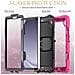 Custodia Per Ipad Mini 5/4 7.9"" Con Supporto E Tracolla Rosa - Foto miniatura 4