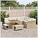 Set Divano da Giardino 12 pcs Beige e Crema 100 x 100 x 71 cm - Foto miniatura 3