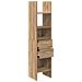 Armadio per Libri rovere artigianale 40 x 35 x 180 cm - Foto miniatura 5