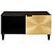 Tavolino da salotto Nero e Oro 80 x 50 x 40 cm - Foto miniatura 3