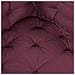 Cuscino per Divano Pallet 3 pcs Bordeaux Tessuto - Foto miniatura 5