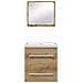 Set di mobili per il bagno 2 pcs Rovere nero 41 x 38.5 x 48 cm - Foto miniatura 7