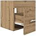 Set di mobili per il bagno 2 pcs Rovere nero 41 x 38.5 x 48 cm - Foto miniatura 8
