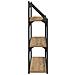 Scaffale da parete Rovere artigianale 60 x 21 x 78,5 cm - Foto miniatura 6