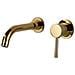 Rubinetto per lavabo da bagno, Blackswan, tipo M165, modello oro lucido, misura 20 cm - Foto miniatura 1