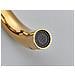 Rubinetto per lavabo da bagno, Blackswan, tipo M165, modello oro lucido, misura 20 cm - Foto miniatura 3