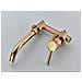 Rubinetto per lavabo da bagno, Blackswan, tipo M165, modello oro lucido, misura 20 cm - Foto miniatura 4
