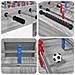 Tavolo da Foosball Sonoma grigia 125 x 60,5 x 80 cm - Foto miniatura 8