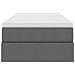 Letto con contenitore e materasso Grigio scuro 100 x 200 cm - Foto miniatura 7