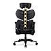 Terminator Elite Gold Sedia da gaming per PC Seduta imbottita Nero, Oro - Foto miniatura 3