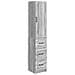 Set di armadi 2 pcs Sonoma grigio 33 x 34,5 x 87 cm - Foto miniatura 1