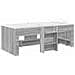 Letto Alto per Bambini 2 pcs Sonoma grigio 90 x 200 cm - Foto miniatura 1
