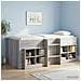 Letto Alto per Bambini 2 pcs Sonoma grigio 90 x 200 cm - Foto miniatura 2