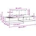 Set di divani da esterno Bianco 230,5 x 83 x 73 cm Poliestere - Foto miniatura 7