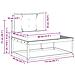 Set di divani da esterno Bianco 230,5 x 83 x 73 cm Poliestere - Foto miniatura 8
