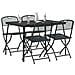 Set di Mobili da Esterno 5 pcs Antracite Ferro e Acciaio - Foto miniatura 3