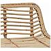 Sgabello da bar 2 pcs Naturale 44 x 45 x 76 cm Rattan e acciaio - Foto miniatura 6