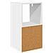 Comodino Bianco 35 x 32 x 68,5 cm Legno multistrato - Foto miniatura 8