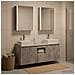 Set di Armadi da Bagno 5 pcs Grigio Cemento - Foto miniatura 2
