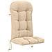 Cuscino per Lounger Sole PUTTEN 100% Poliestere Crema - Foto miniatura 1