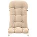 Cuscino per Lounger Sole PUTTEN 100% Poliestere Crema - Foto miniatura 3