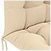 Cuscino per Lounger Sole PUTTEN 100% Poliestere Crema - Foto miniatura 5