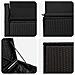 Set di divani 7 pz Nero Rattan sintetico e Acciaio - Foto miniatura 9