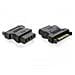 Adapter Power - IDE drive > 4 Pin, SATA 15 p, IDE 4p, Maschio / femmina, Nero - Foto miniatura 1