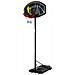 Canestro Da Basket Altezza Regolabile In Acciaio Con Base 112×72cm×2.45-3.05m - Foto miniatura 1