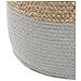Pouf Grigio Chiaro 46x48cm Dalama - Foto miniatura 8
