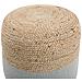 Pouf Grigio Chiaro 46x48cm Dalama - Foto miniatura 2