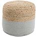 Pouf Grigio Chiaro 46x48cm Dalama - Foto miniatura 1