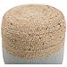 Pouf Grigio Chiaro 46x48cm Dalama - Foto miniatura 17