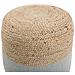 Pouf Grigio Chiaro 46x48cm Dalama - Foto miniatura 6