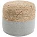 Pouf Grigio Chiaro 46x48cm Dalama - Foto miniatura 14
