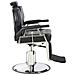 Poltrona Da Barbiere Nera 72x68x98 Cm In Similpelle - Foto miniatura 3